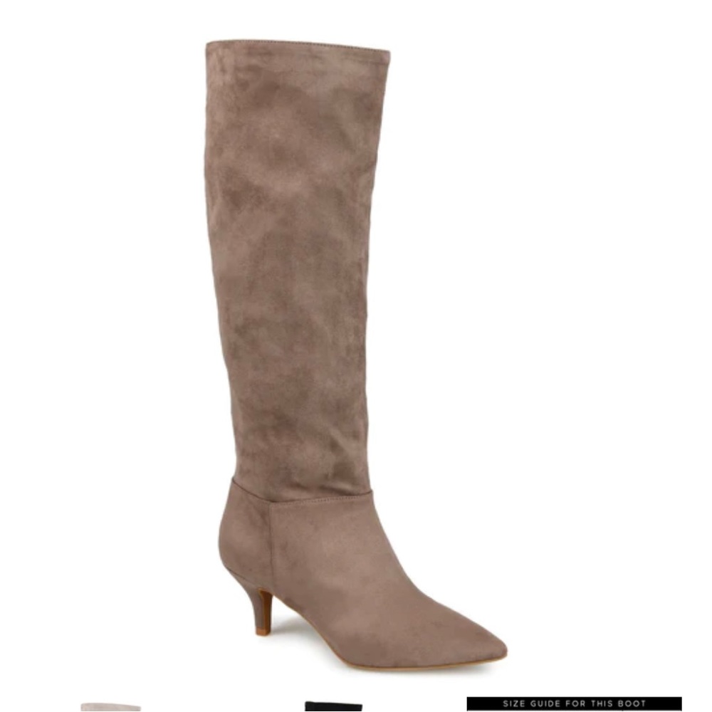 NWOT - VELLIA EXTRA WIDE CALF boots. SIZE 8.5 - Journey collection footwear